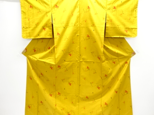 Japanese Kimono / Tsumugi Omeshi Silk